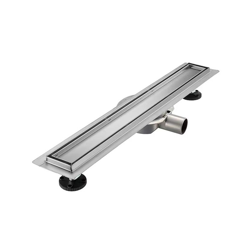 Brida de drenaje de ducha lineal de acero inoxidable 304 moderna, drenaje de piso de 20 pulgadas, filtro de cabello de 360 ​​grados, colador para bañera, Hotel y hogar